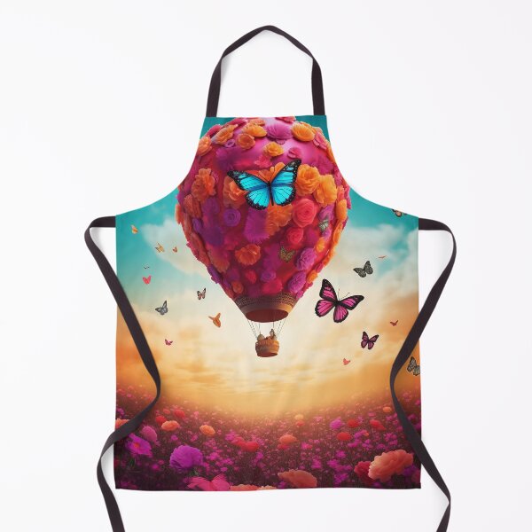 Item preview, butterfly hot balloon in dreamy fantasy world 2 designed and sold by Art by Lilia.