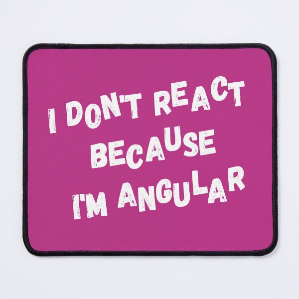 Item preview, React Angular Developer funny black t-shirt  designed and sold by mliotard.