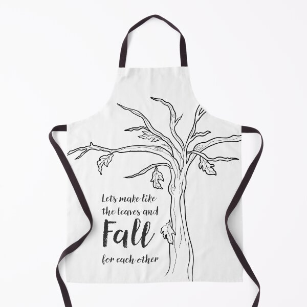 Item preview, "Let's make like the leaves and fall for each other" designed and sold by sarahsshop-.