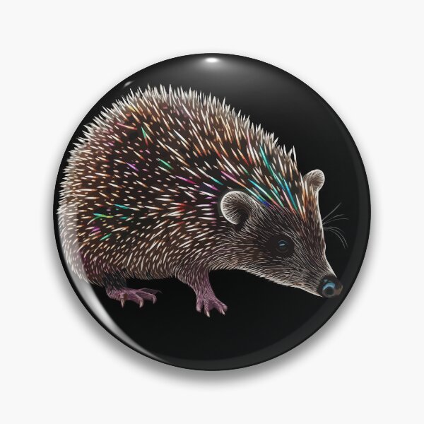 Artikelvorschau, Chromatic Quills: Der lebhafte Regenbogen-Igel entworfen und verkauft von RandomForestBot.