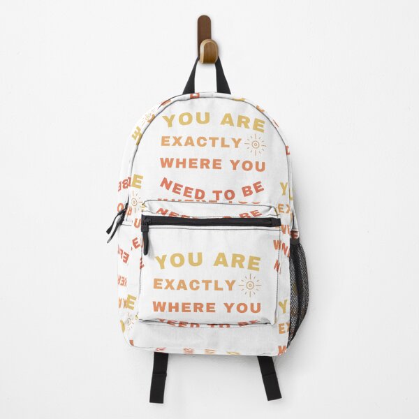 Artikelvorschau, Sie sind genau dort, wo Sie sein müssen, Handschrift-Typografie-Design entworfen und verkauft von Fashion Art Gifts ⭐⭐⭐⭐⭐.