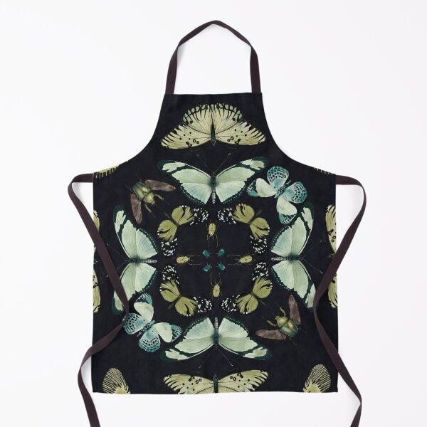 Item preview, Green Insects Two- on darkest teal designed and sold by JAFStudio.