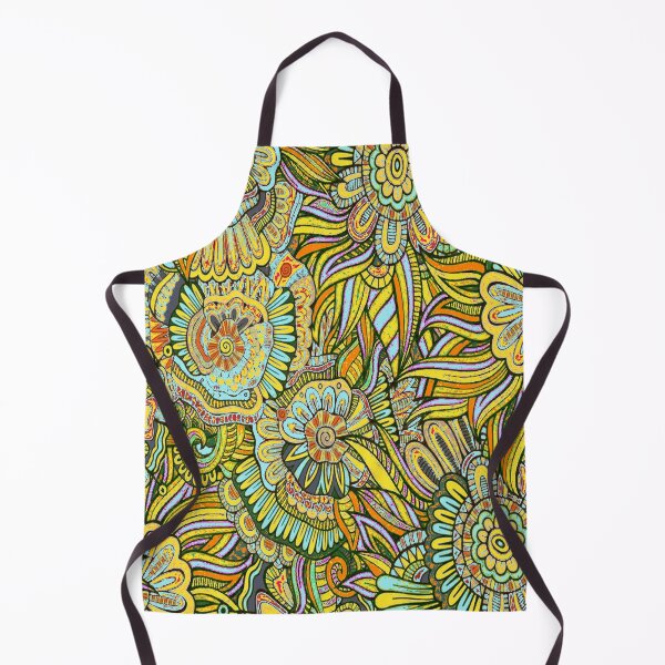 Item preview, Mandalas flowers in predominant colors yellow and blue  designed and sold by JaroDesign2023.