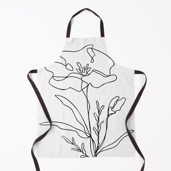 Artikelvorschau, Einzeilige Wildblumenkunst entworfen und verkauft von RachelFCreative.