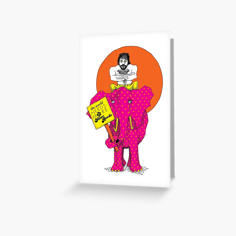 Oliver Reed Greeting Card for Sale by romeobravado