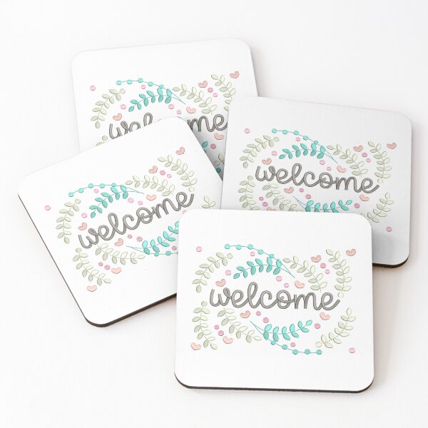 Item preview, Welcome - Embroidery Effect designed and sold by CarasAtelier.