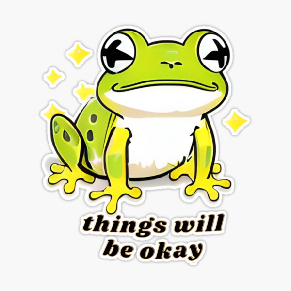 things will be okay frog | Sticker