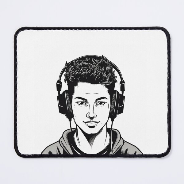 Item preview, Cartoon Style Image of a DJ  designed and sold by Vonsmirkle.