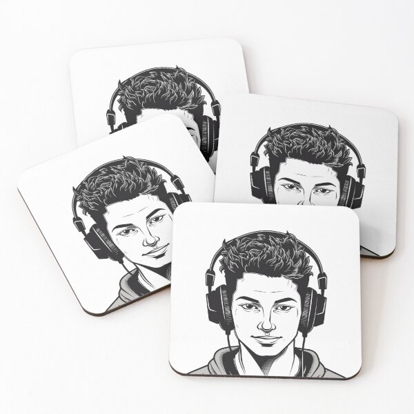 Item preview, Cartoon Style Image of a DJ  designed and sold by Vonsmirkle.