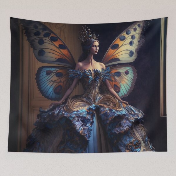 Item preview, Beautiful Butterfly Fairy designed and sold by Red Witch Art.
