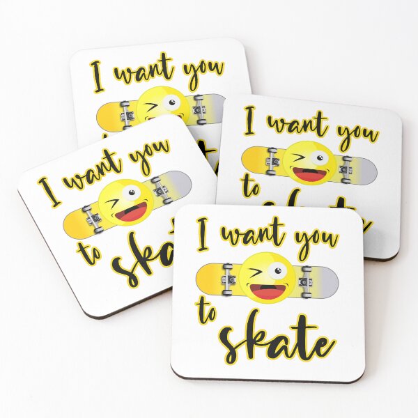 Item preview, I want you to skate!. Skate Sayings / Slogans designed and sold by bluehatgraphics.