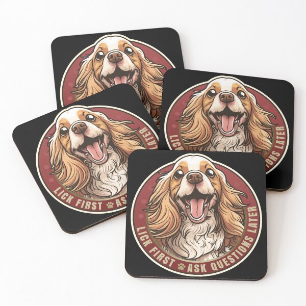Item preview, Lick First Cocker Spaniel Dog Design designed and sold by danielliamgill.