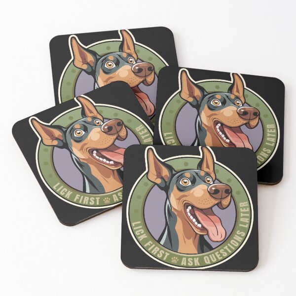 Item preview, Lick First! Doberman Pincher Dog Design designed and sold by danielliamgill.