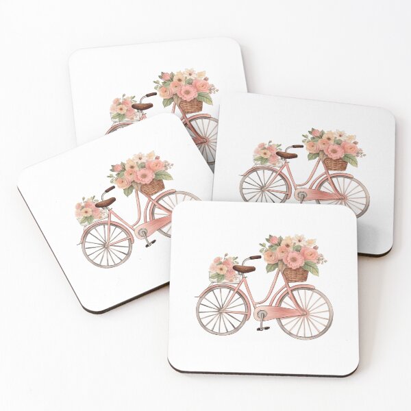 Item preview, Pink Bicycle designed and sold by ArtbyAiGallery.