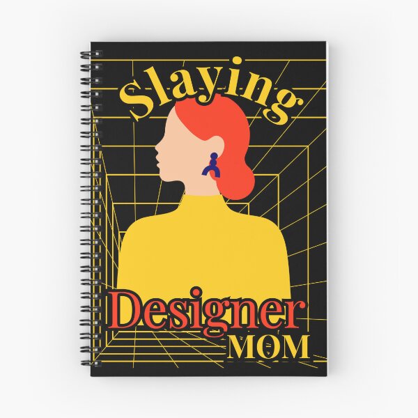Aperçu de l'œuvre Slaying Designer Mom-Mothers Day Working Women Edition créée et vendue par Swagmode.
