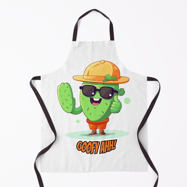 Item preview, Grinning Cactus Wearing Yellow Hat - Goofy Ahh Pictures designed and sold by Artwyz.