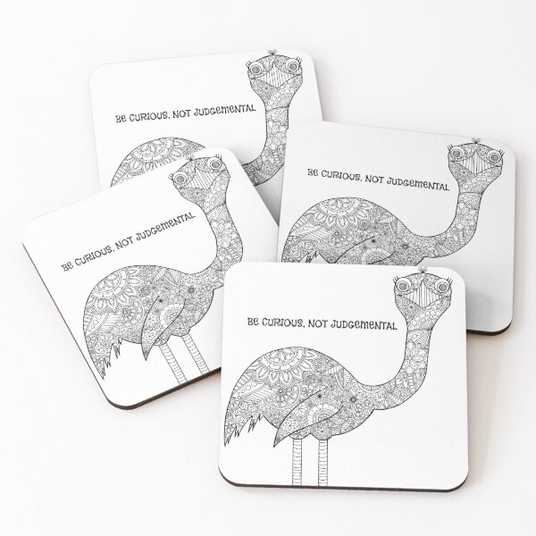 Item preview, Be Curious, Not Judgemental designed and sold by Zen's Doodles.