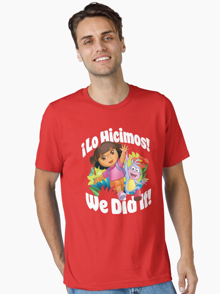 Dora the Explorer And Boots Floral Lo Hicimos We Did It