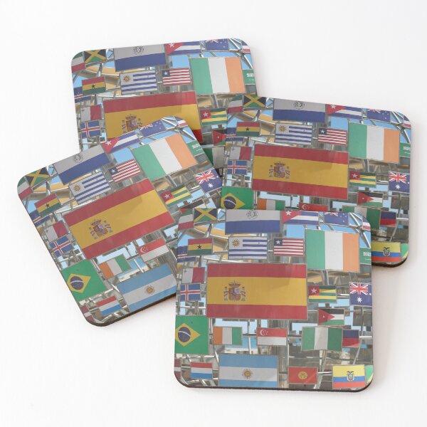 Item preview, Fuengirola malaga Spain international flags  designed and sold by Tropical Blood.