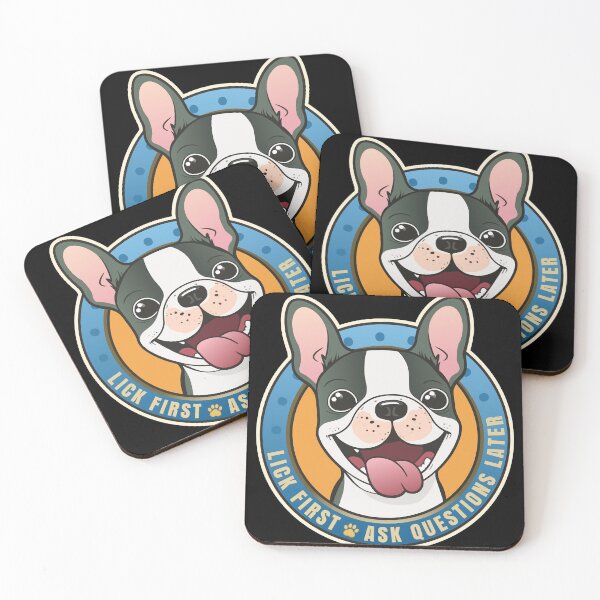 Item preview, Lick First! Boston Terrier Dog Design designed and sold by danielliamgill.