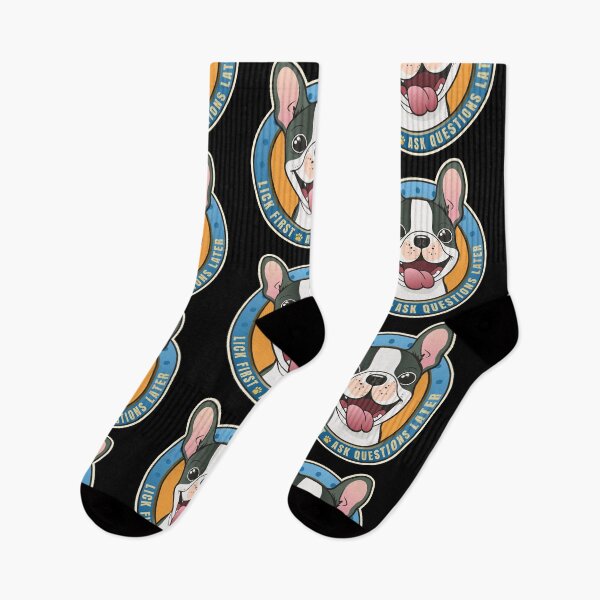 Item preview, Lick First! Boston Terrier Dog Design designed and sold by danielliamgill.