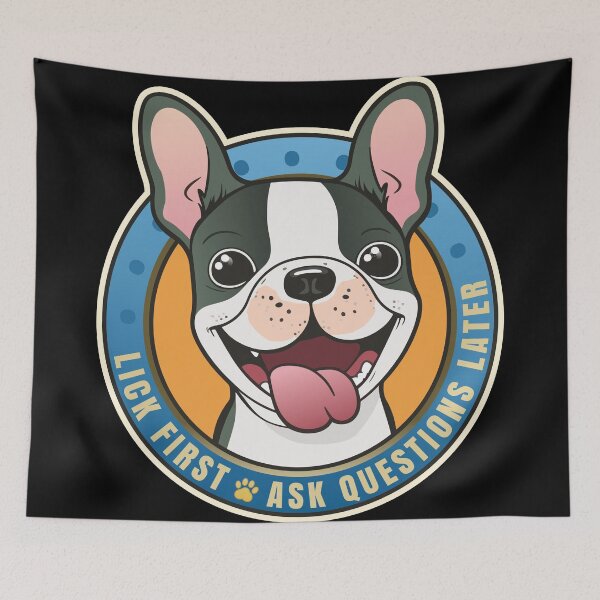 Item preview, Lick First! Boston Terrier Dog Design designed and sold by danielliamgill.