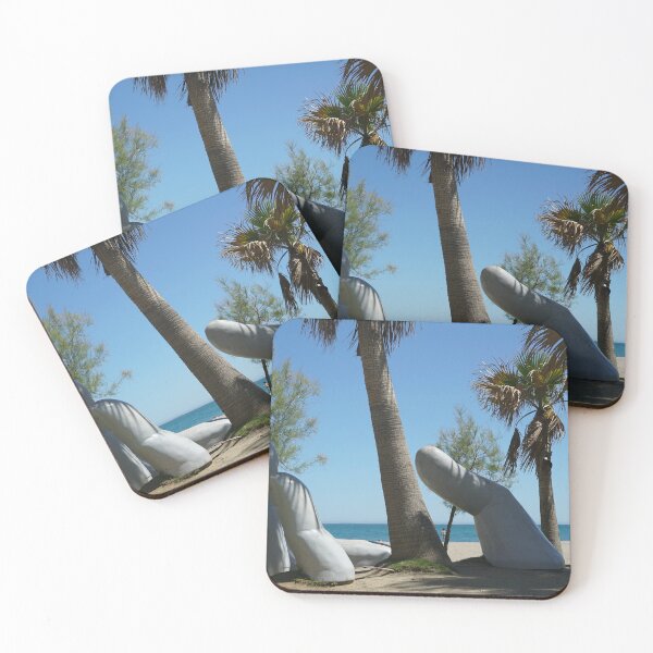 Item preview, Fuengirola beach hands photo monuments  designed and sold by Tropical Blood.