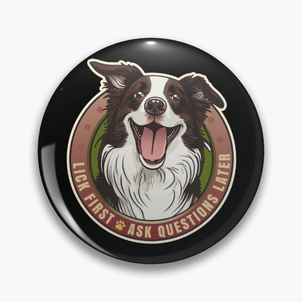 Item preview, Lick First! Border Collie Dog Design designed and sold by danielliamgill.