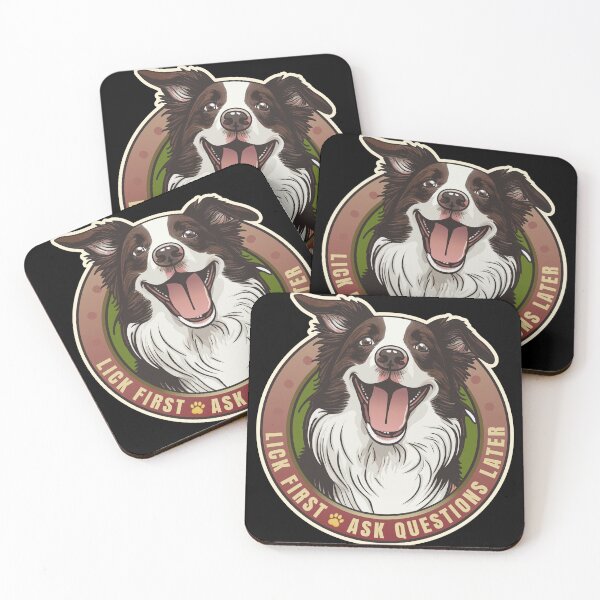 Item preview, Lick First! Border Collie Dog Design designed and sold by danielliamgill.