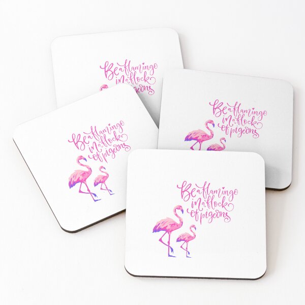 Item preview, A Fine Feathered Flock of Flamingos designed and sold by WinnieMae44.