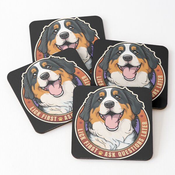 Item preview, Lick First! Bernese Mountain Dog Design designed and sold by danielliamgill.