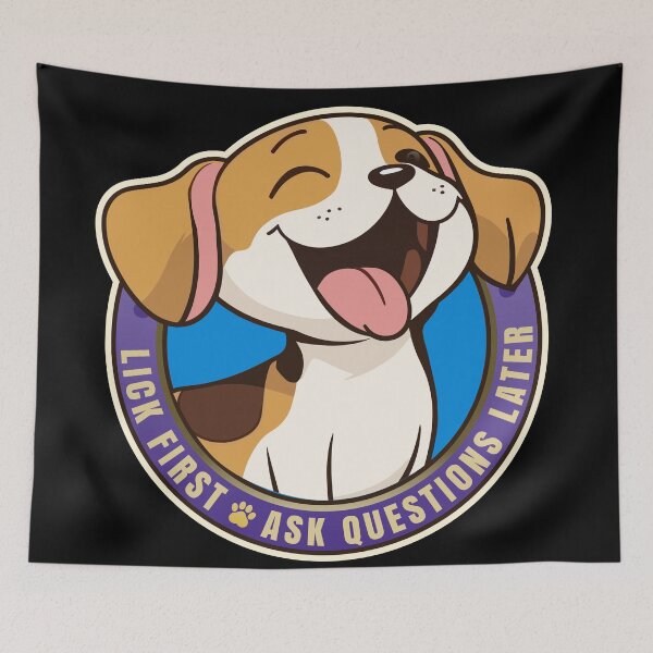 Item preview, Lick First! Beagle Dog Design designed and sold by danielliamgill.