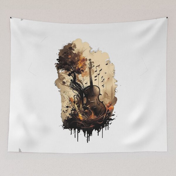 Item preview, music party design designed and sold by ARTY-creation.
