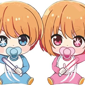 My Idols Child oshi no ko Chibi Baby Hoshino Ruby Aqua Art Board Print for  Sale by TrashCanFanDom