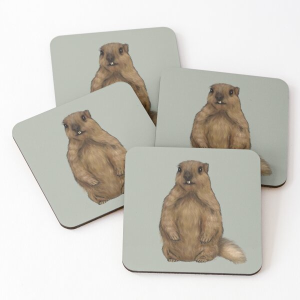Item preview, Marvin the Marmot on Silver Sage designed and sold by Sharilea.
