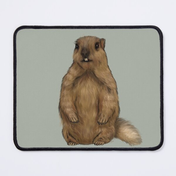 Item preview, Marvin the Marmot on Silver Sage designed and sold by Sharilea.