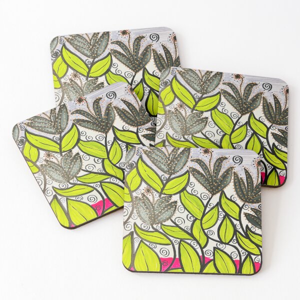 Item preview, Lime Floral  designed and sold by CariGDesigns.