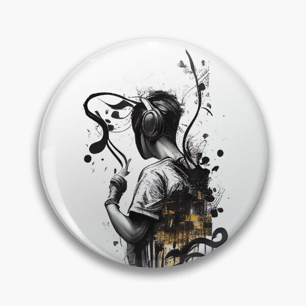 Item preview, music party design designed and sold by ARTY-creation.