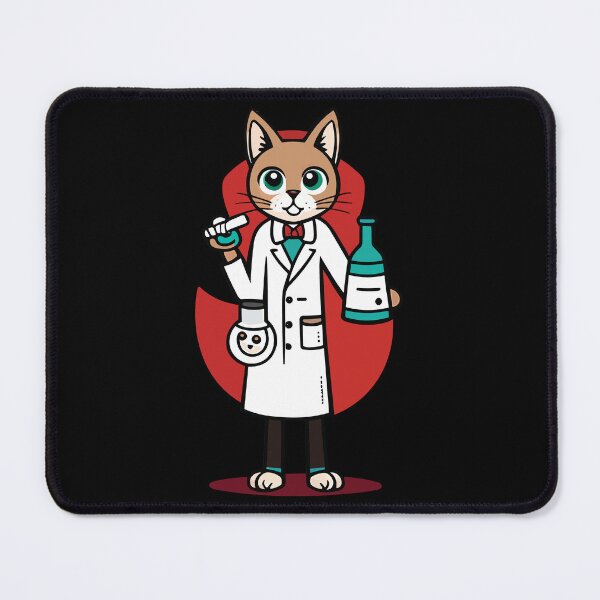 Item preview, catalyst cute chemistry cat pun designed and sold by Batiz.