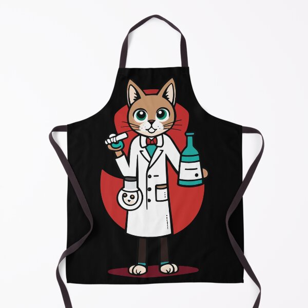 Item preview, catalyst cute chemistry cat pun designed and sold by Batiz.