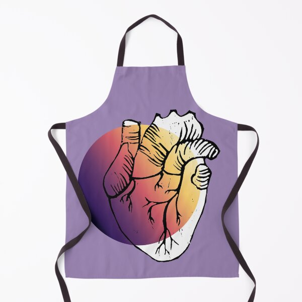 Item preview, Sunset Gradient Heart designed and sold by Aspire Happy Art.