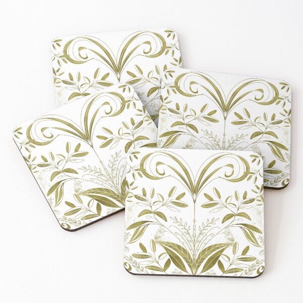 Item preview, Fireflies garden, abstract minimalist pattern  designed and sold by naturaltones.