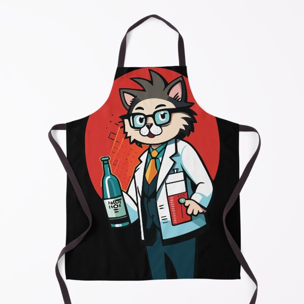 Item preview, catalyst cute chemistry cat pun designed and sold by Batiz.