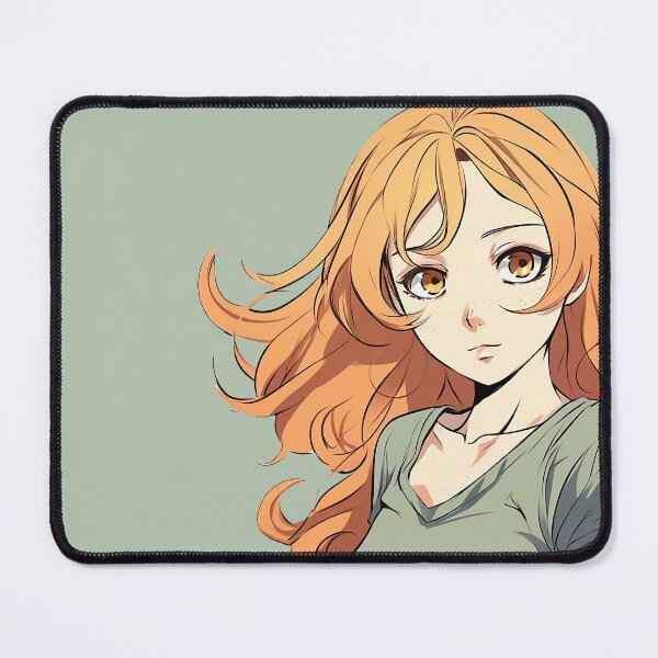 Item preview, Cute Redhead Anime Girl designed and sold by RandomForestBot.