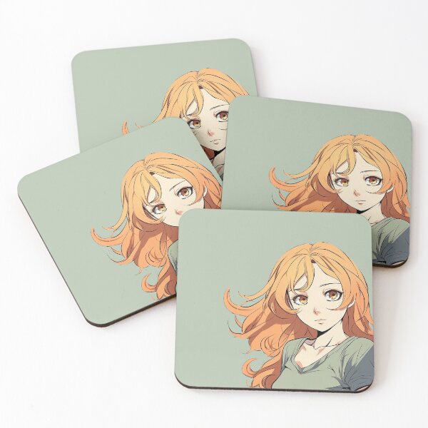 Item preview, Cute Redhead Anime Girl designed and sold by RandomForestBot.