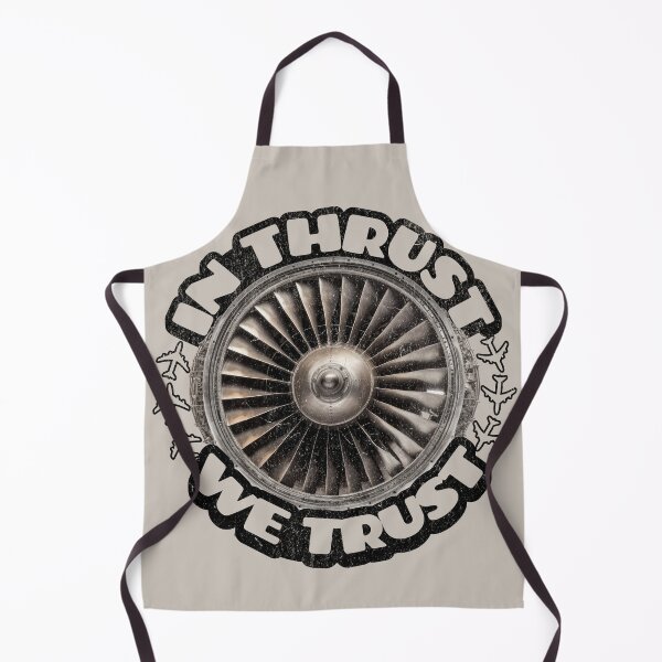 Item preview, IN THRUST WE TRUST Flight Crew Pilot Captain First Officer  airplane engine designed and sold by AviationArtists.