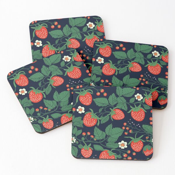 Item preview,  Strawberry pattern designed and sold by Red Witch Art.