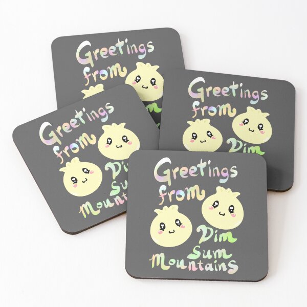 Item preview, Greetings from Dim Sum Mountains  designed and sold by BubbleFluffCo.