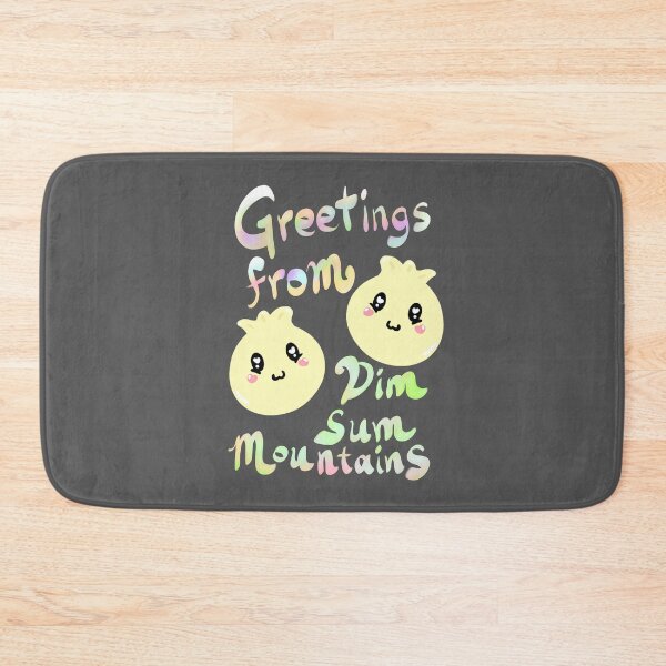 Item preview, Greetings from Dim Sum Mountains  designed and sold by BubbleFluffCo.