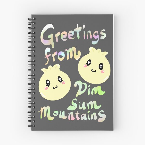 Item preview, Greetings from Dim Sum Mountains  designed and sold by BubbleFluffCo.
